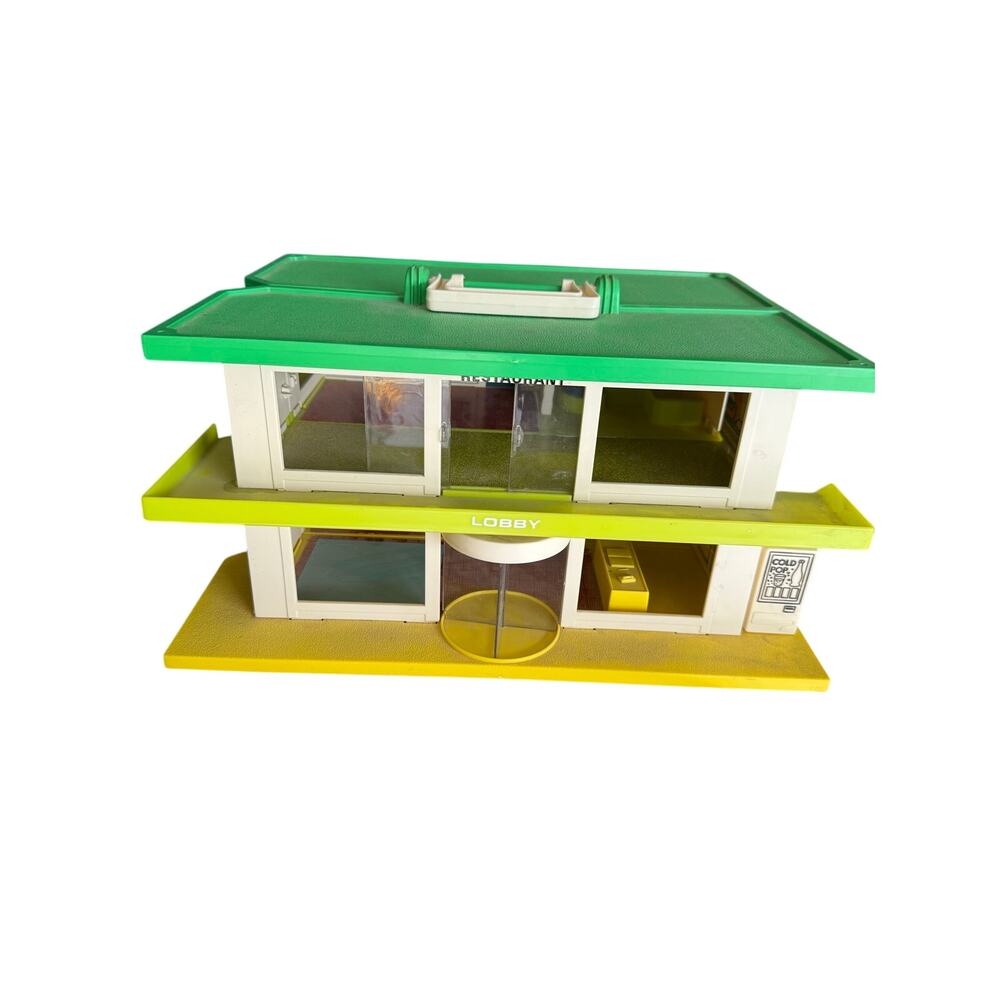 Vintage 1974 Playskool Familiar Places Holiday Inn Playset #480 - Base Only